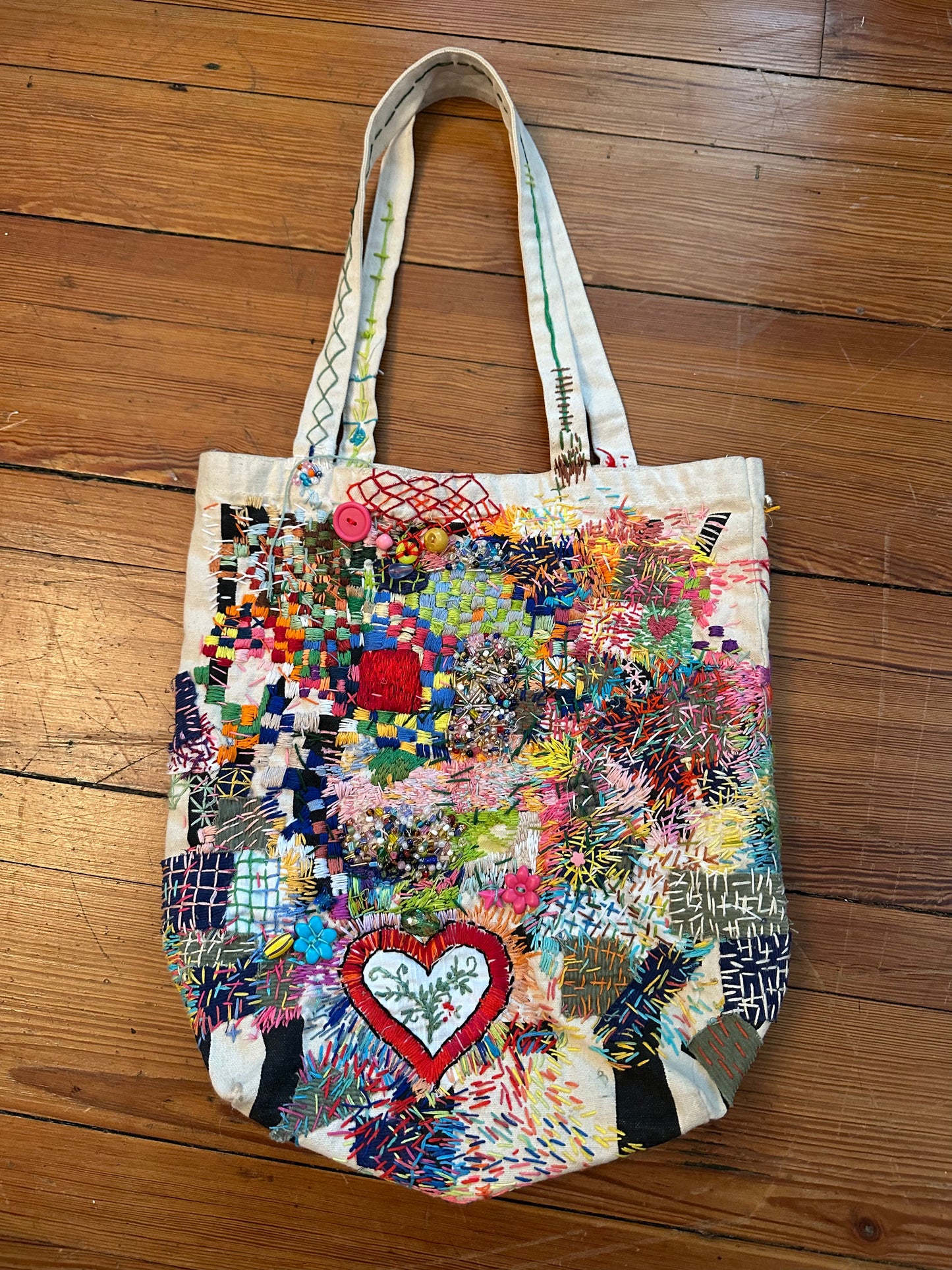 Embroidery Workshop - Beaded Embroidery Collage