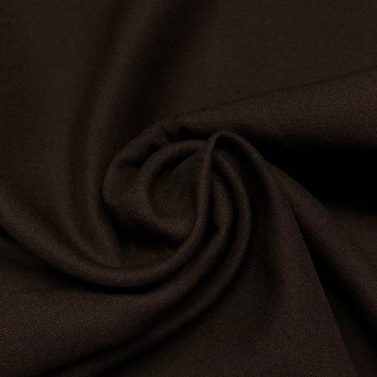 1 Yard Solid Brown Twill Woven