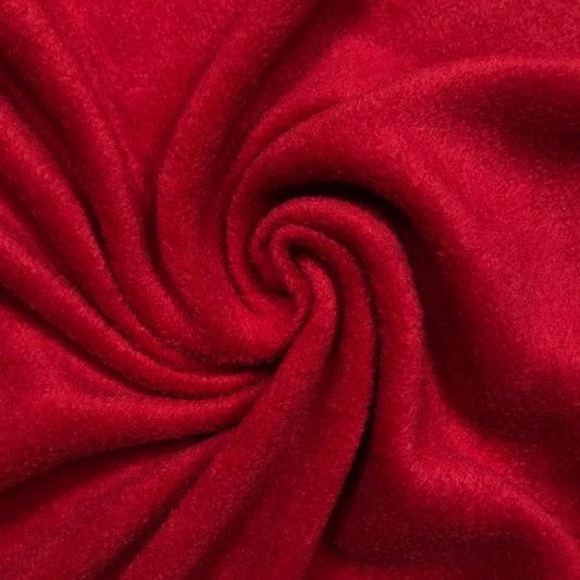 1.5 Yards Red Fleece