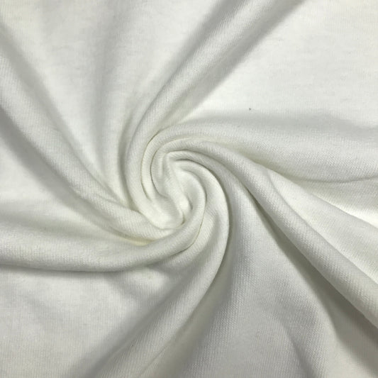 1 Yard White Tubular Knit