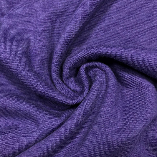 Purple Tubular Interlock Jersey Knit By-The-Yard