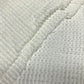 3/4 Yard White Tubular Waffle Knit Remnant