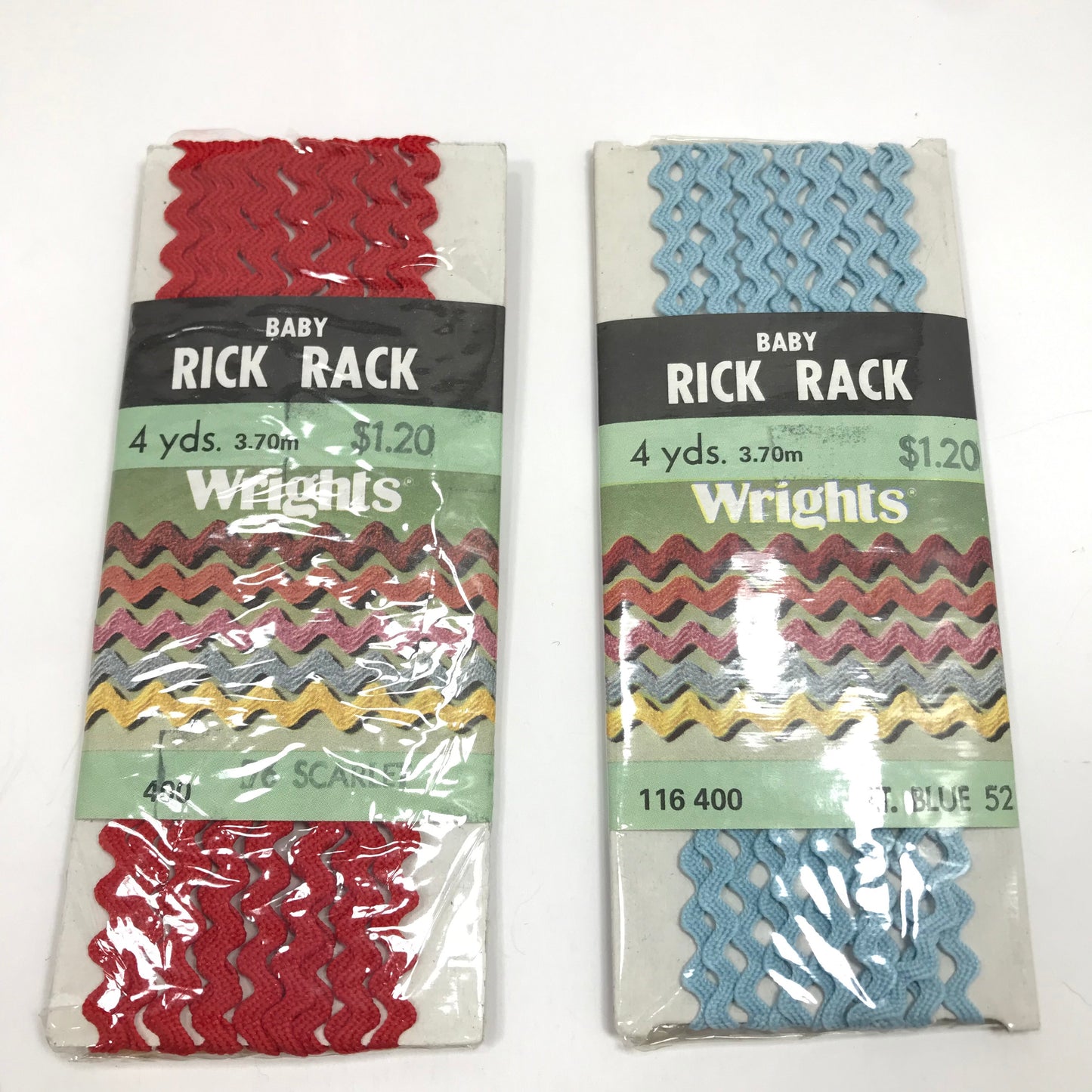 Multiple Colors of Wrights Polyester 1/4 Inch Baby Rick Rack