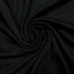 1.25 Yards Black Tubular Double Jersey Knit