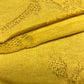 Mustard Yellow Jersey with Floral Knit Pattern