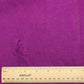 1 Yard Purple Stitched Tubular Brushed Back Micro 1x1 Rib Knit