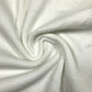 3/4 Yard White Tubular Waffle Knit Remnant