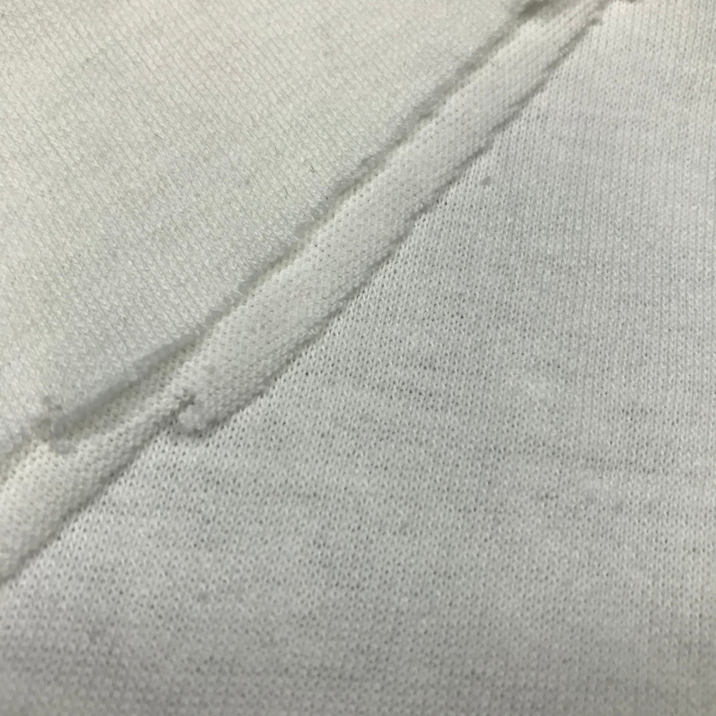 White Tubular Jersey Knit Remnants