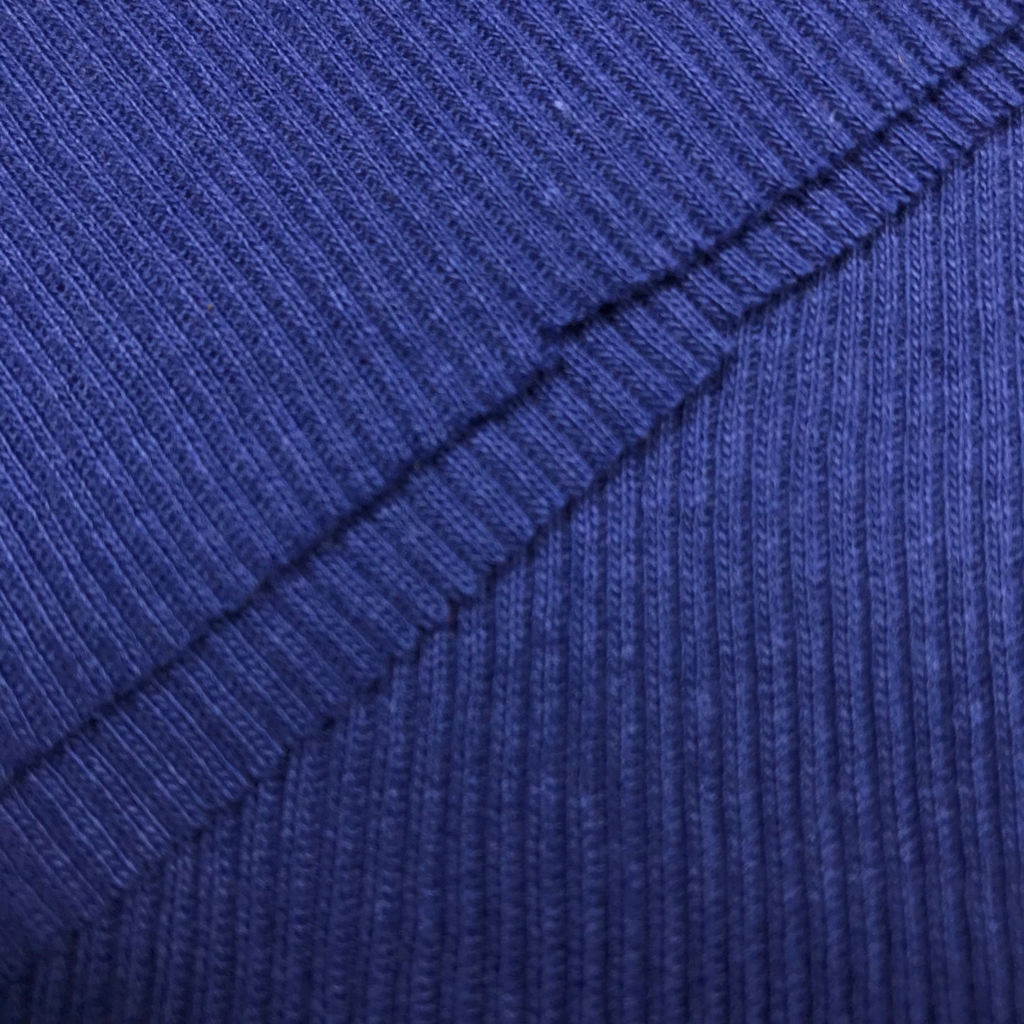 1.25 Yards Blue 2x2 Rib Knit