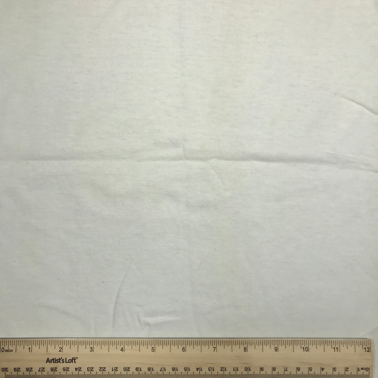1/4 Yard White Tubular Knit Remnant