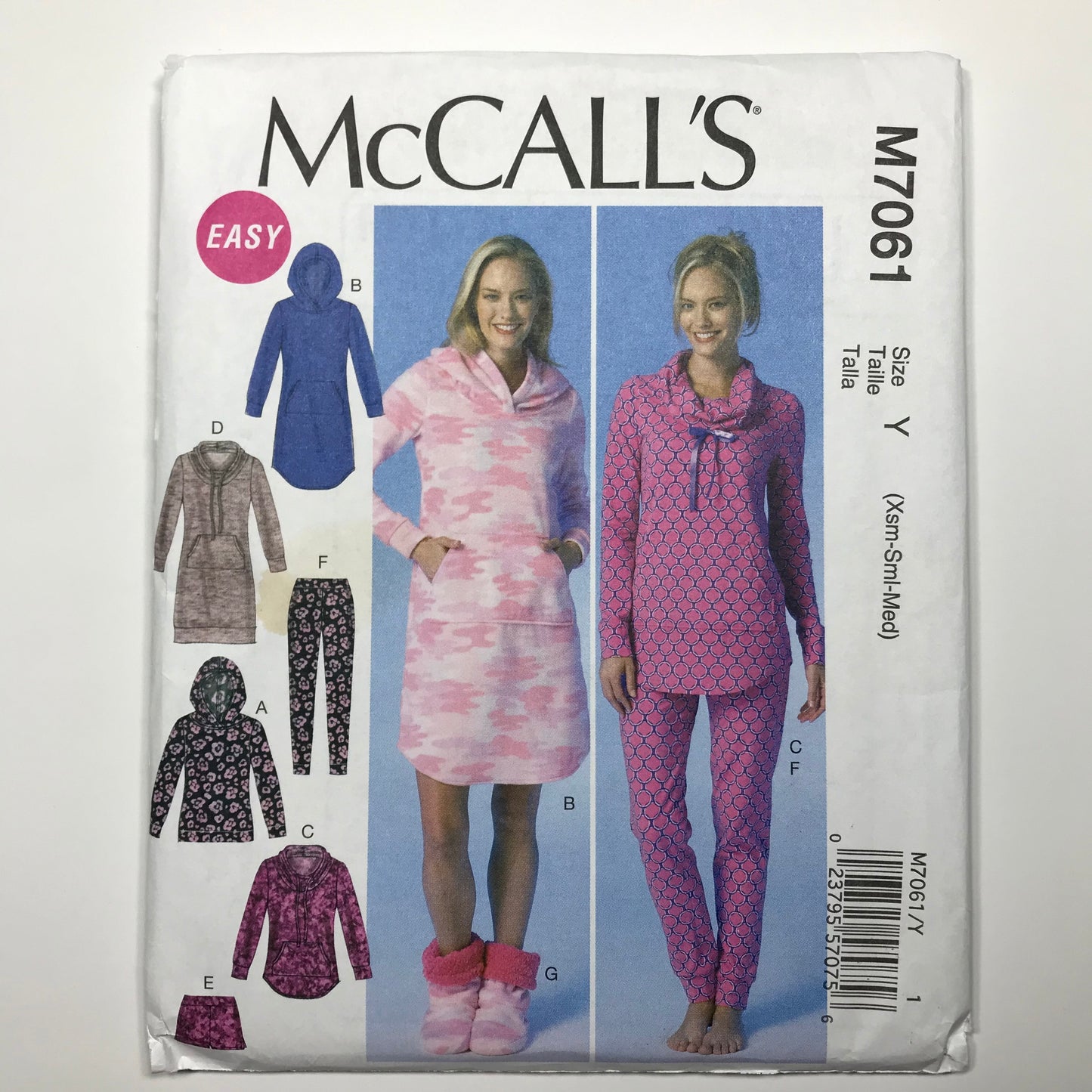 McCall's Easy Misses' Tops, Dresses, Shorts, Pants and Slippers