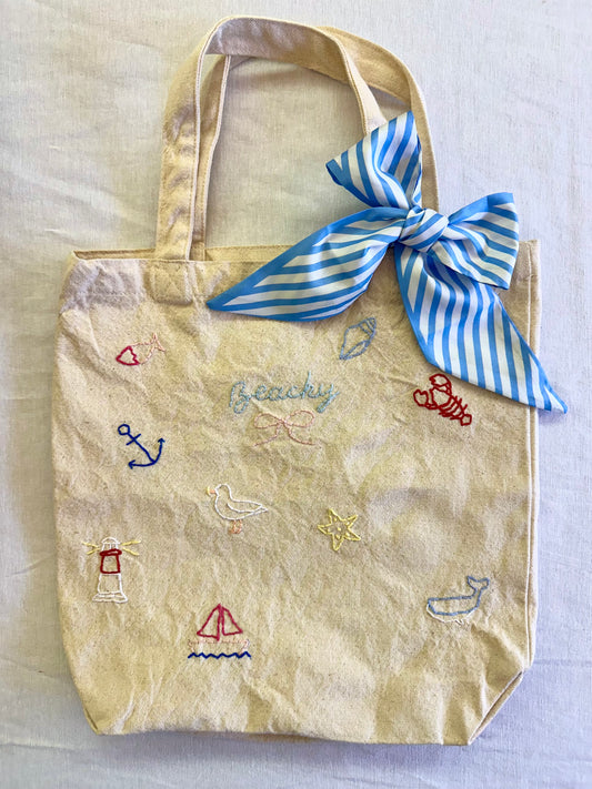 Embroidery Workshop - Hoop & Hang Icon Tote Bag