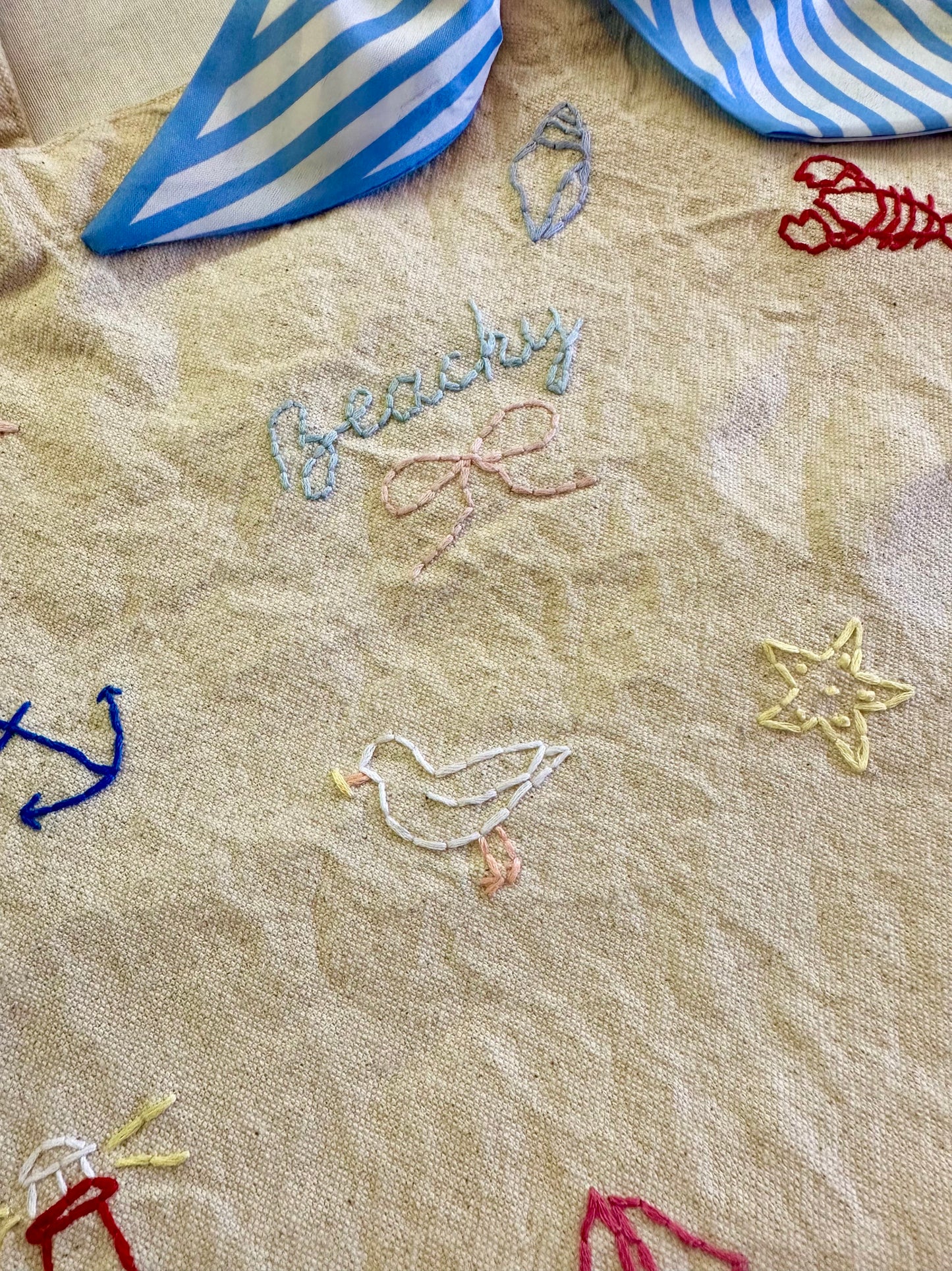 Embroidery Workshop - Hoop & Hang Icon Tote Bag