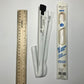 22 Inch Bright White Unopened Coats & Clark Metal Closed End Zipper