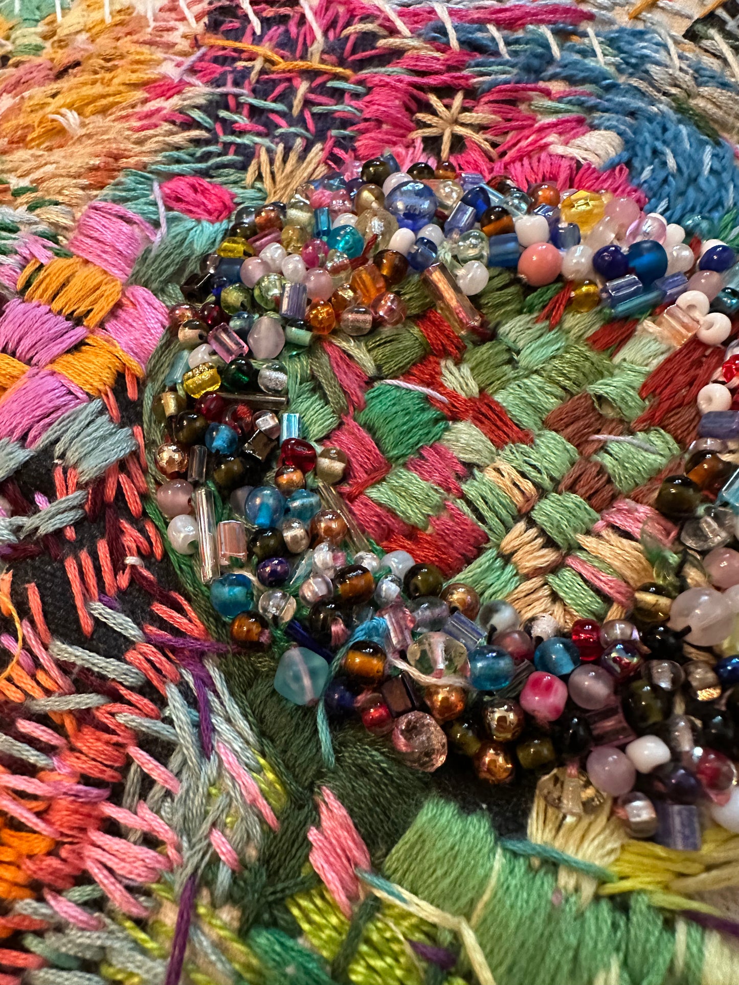 Embroidery Workshop - Beaded Embroidery Collage
