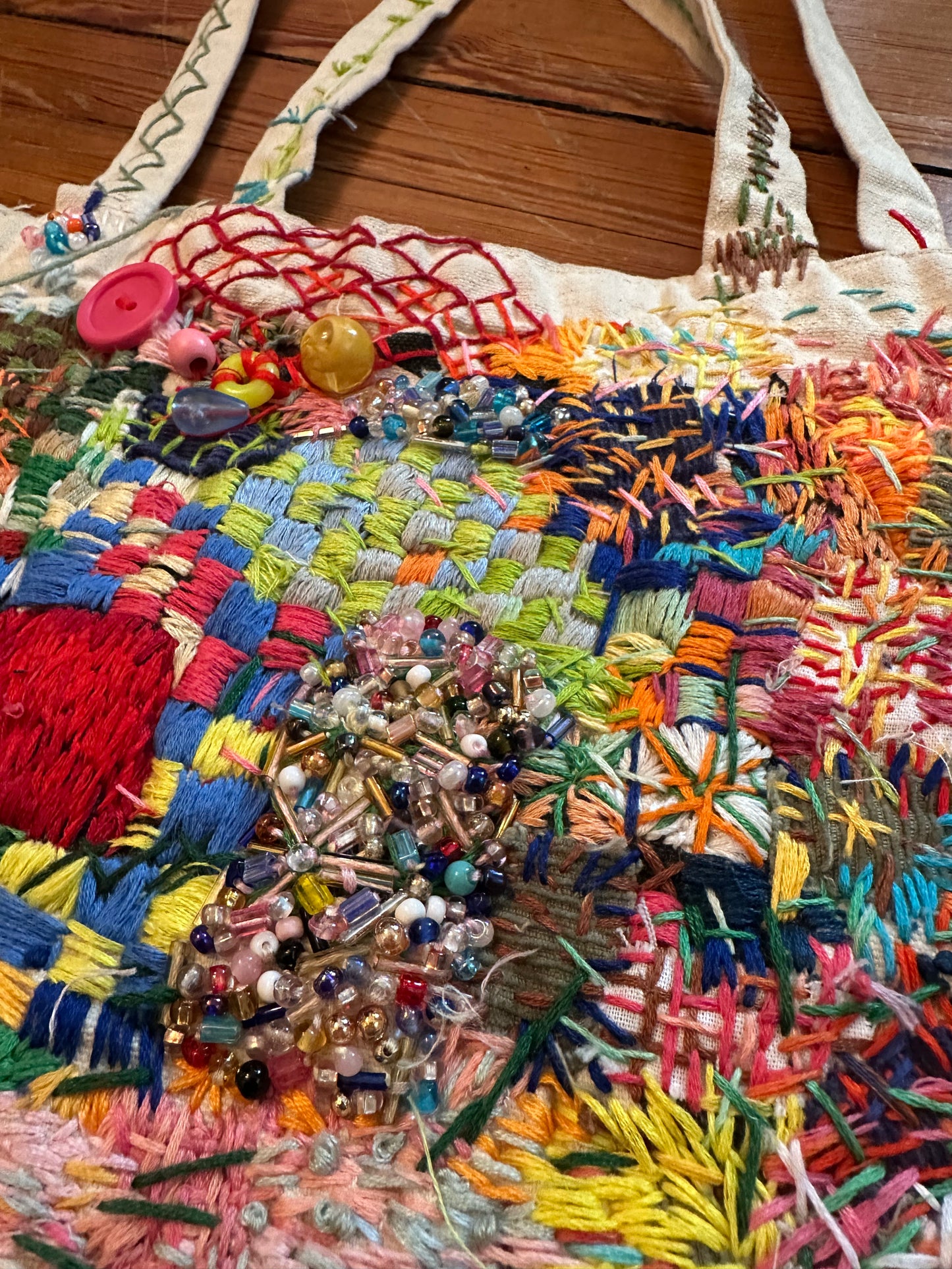 Embroidery Workshop - Beaded Embroidery Collage