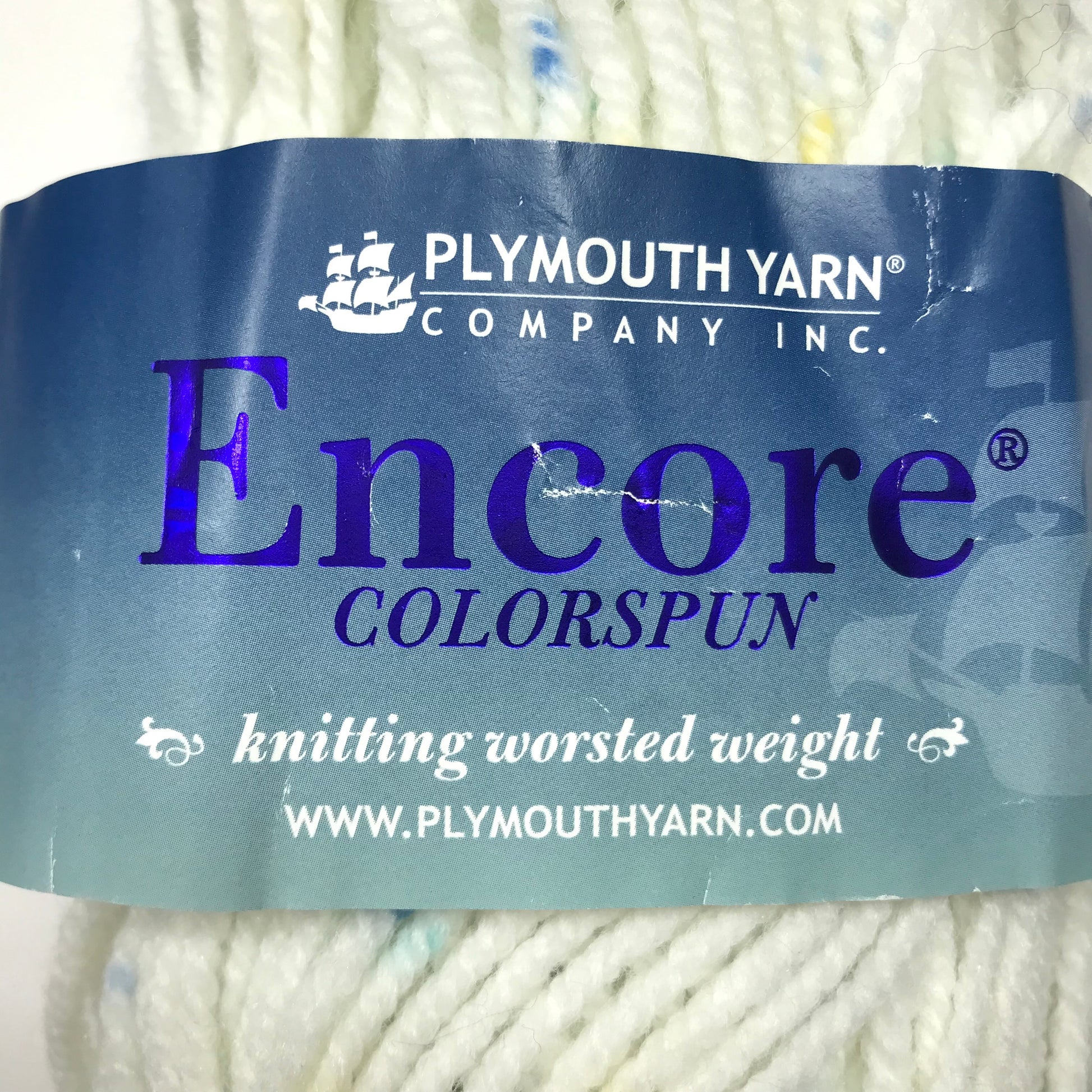 White Worsted Weight Acrylic Yarn 