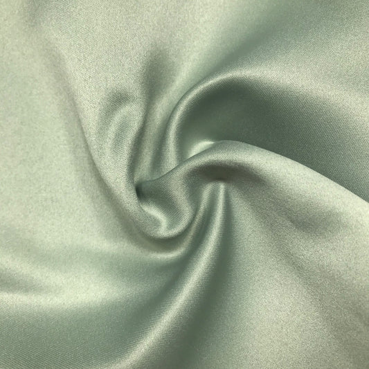 1/4 Yard Sage Green Matte Satin Remnant