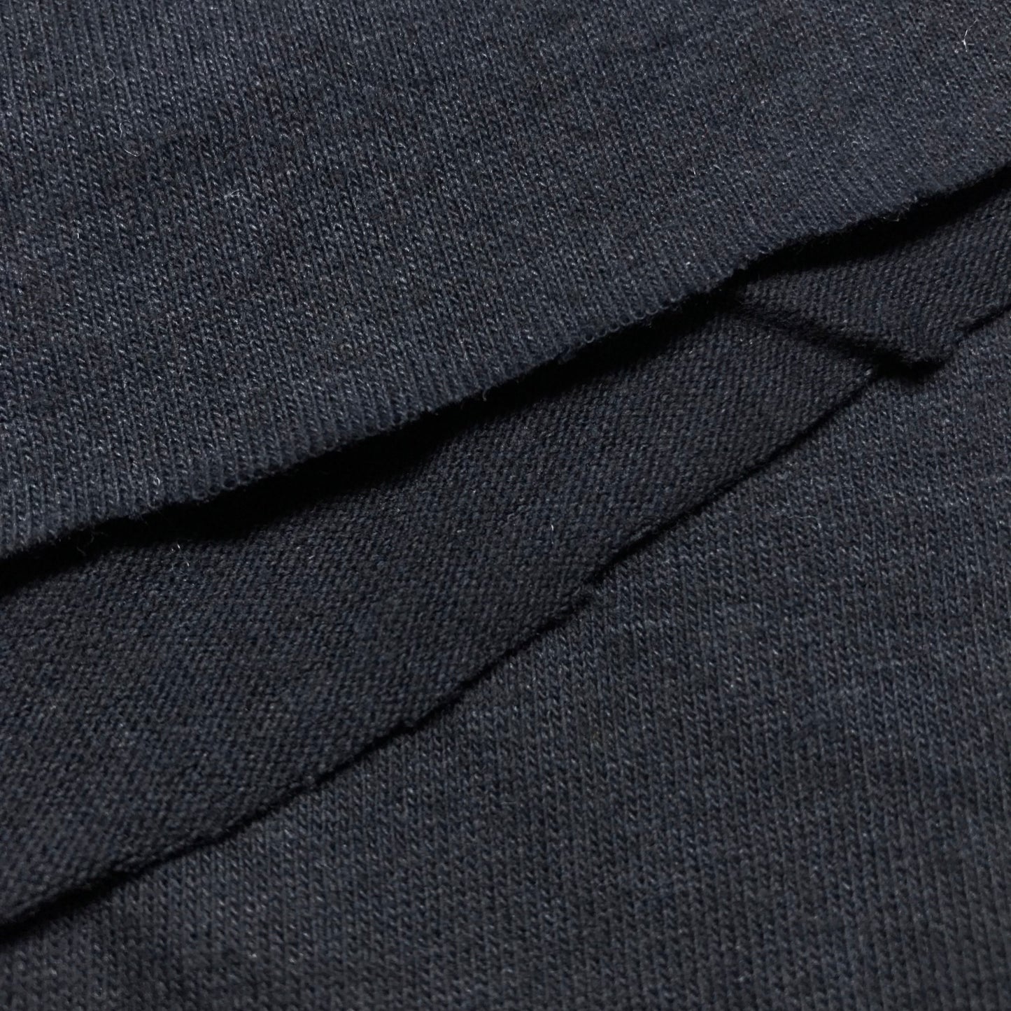 Dark Navy Tubular Jersey Knit By-The-Yard