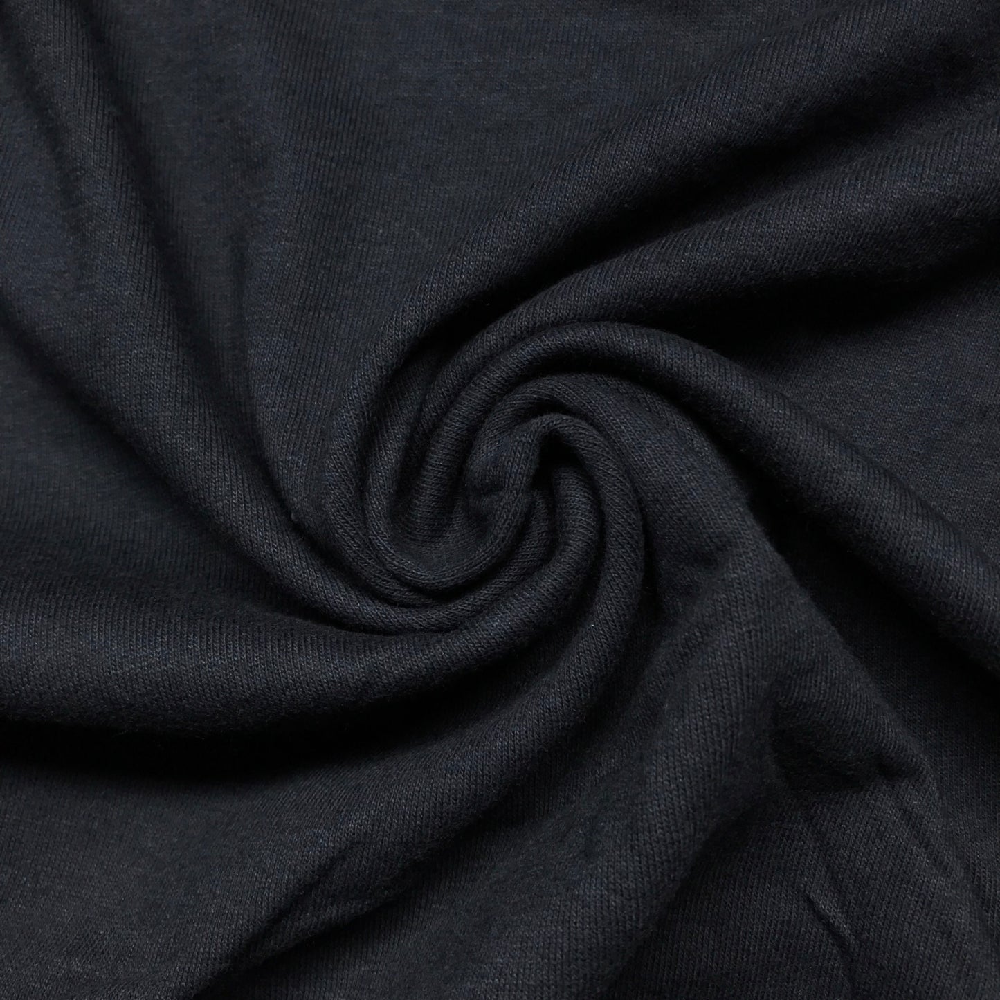 Dark Navy Tubular Jersey Knit By-The-Yard