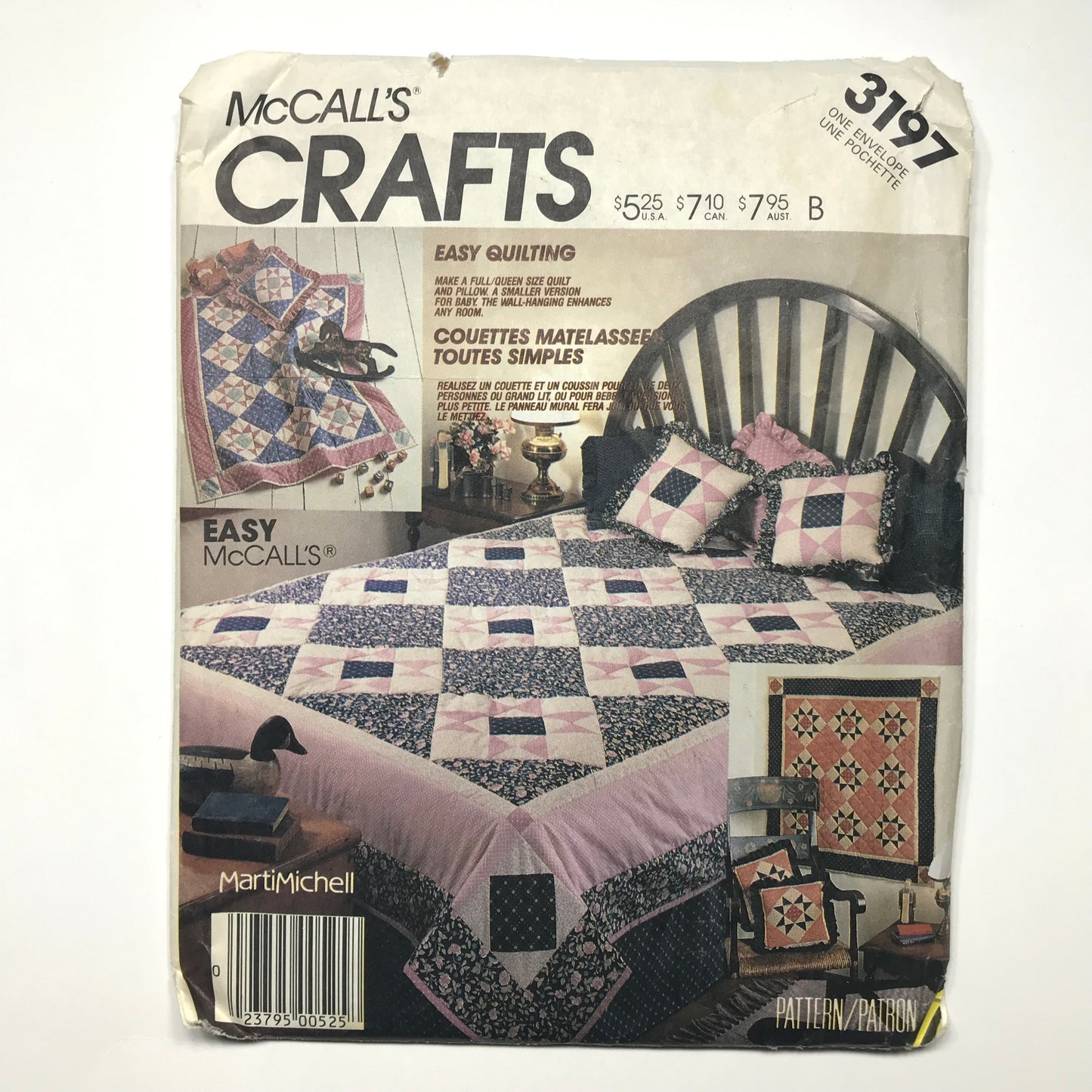 McCall's Easy Patchwork Quilt Package Pattern #3197
