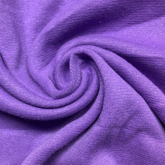 Purple Subtle Striped Interlock Knit By-The-Yard