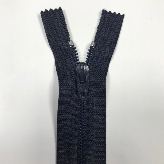 7 Inch Dark Navy Talon Closed End Coil Zipper