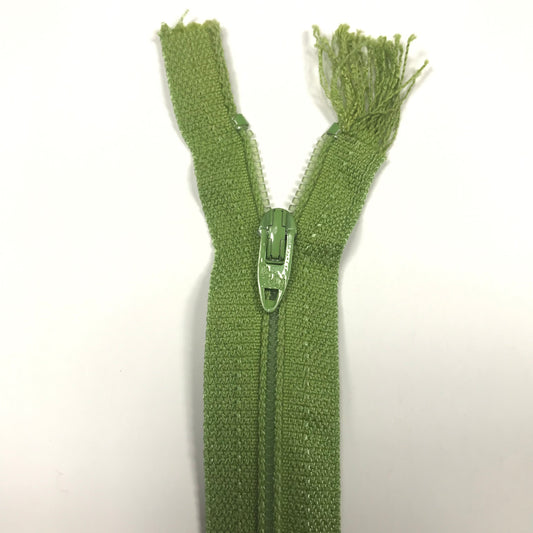 7 Inch Green Talon Closed End Coil Zipper