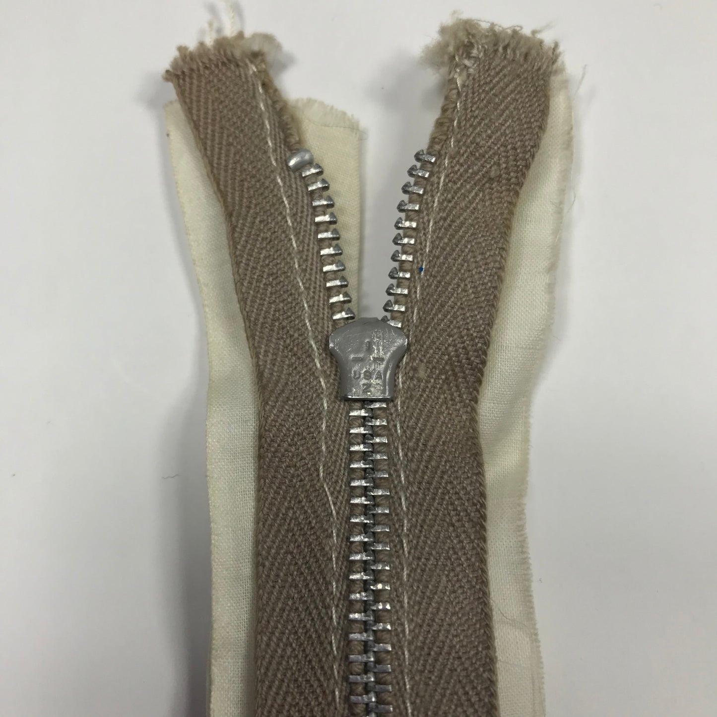 21.5 Inch Taupe Talon Closed End Zipper