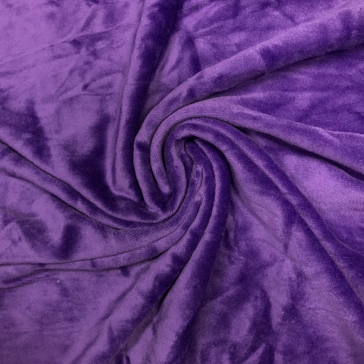 1/2 Yard Purple Velour Knit Remnant