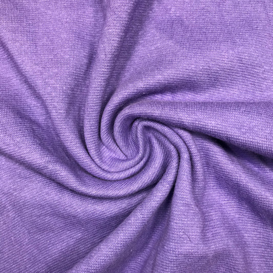 1.5 Yards Purple Tubular Interlock Jersey Knit