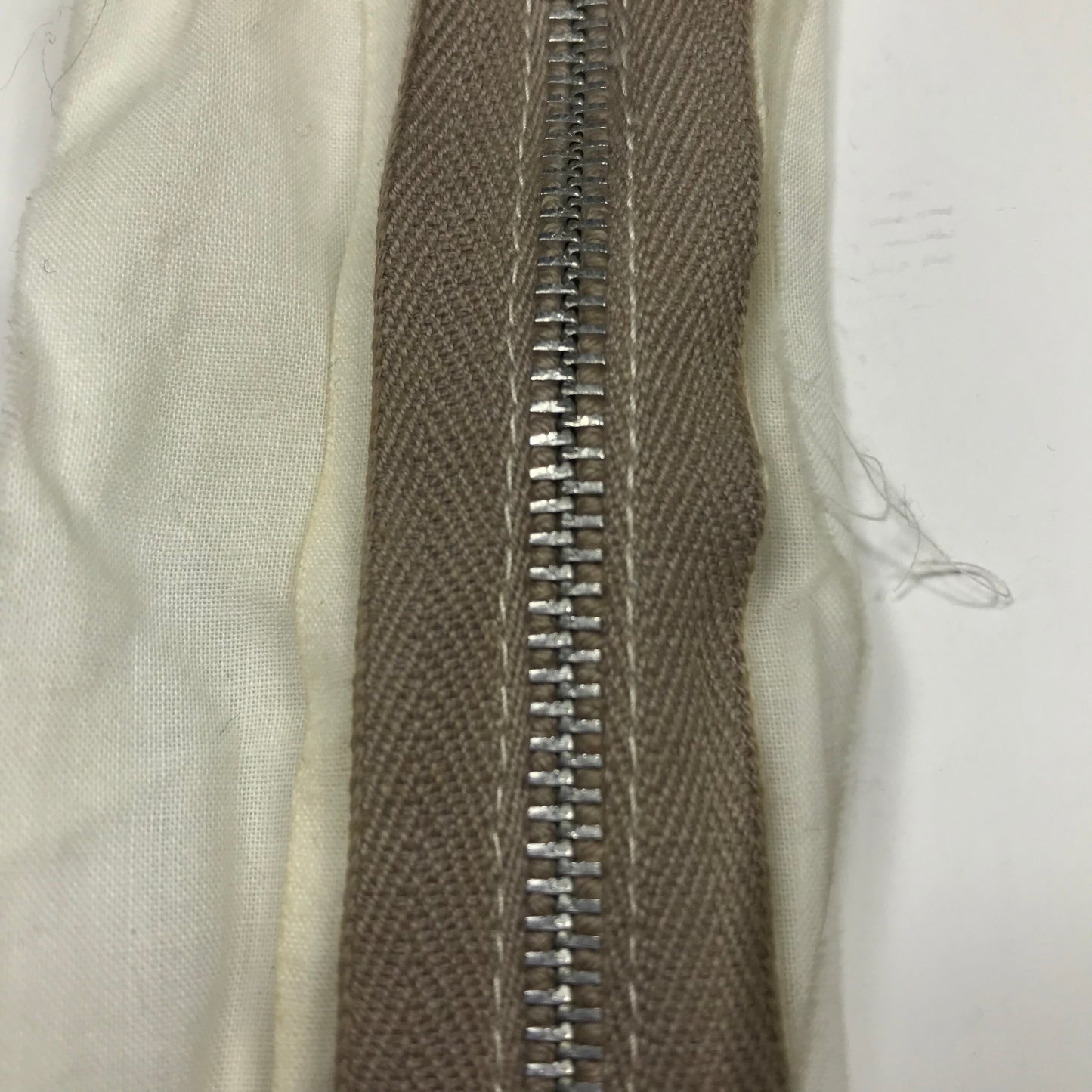 21.5 Inch Taupe Talon Closed End Zipper