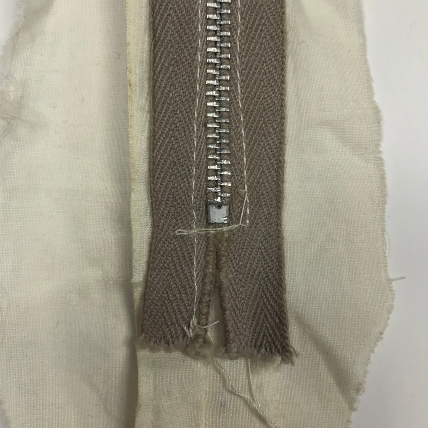 21.5 Inch Taupe Talon Closed End Zipper