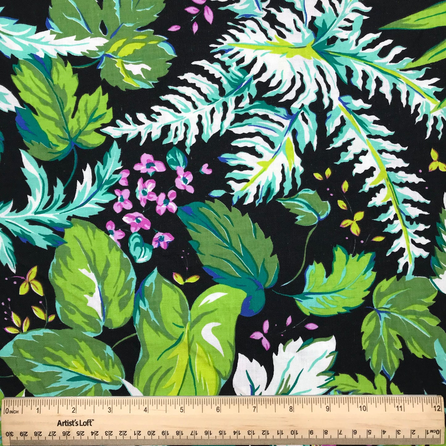 Bright Greenery Printed Woven By-The-Yard